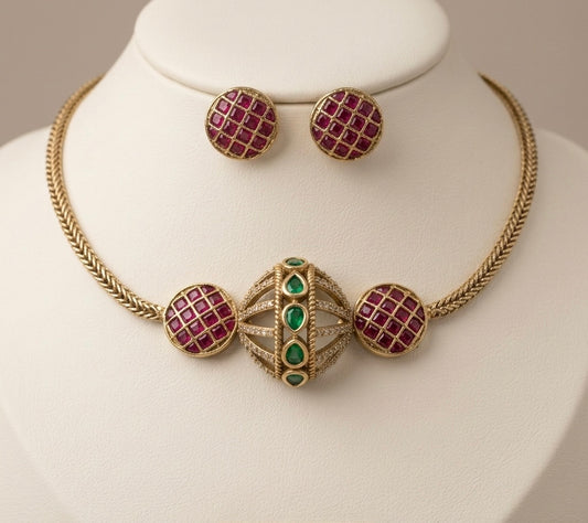 Antique design chokar set