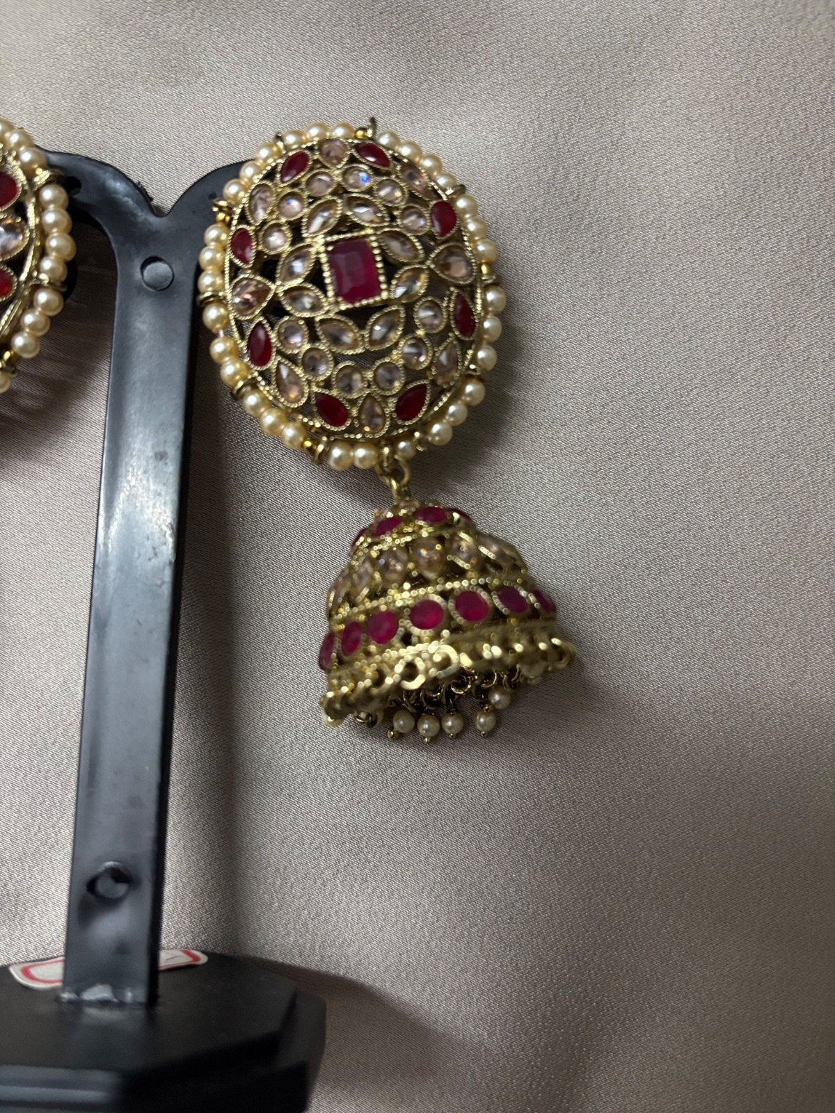 Kundan Jhumka Earrings