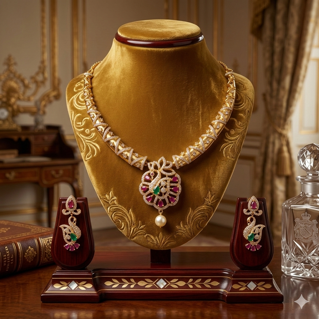 Gold plated jewelry set