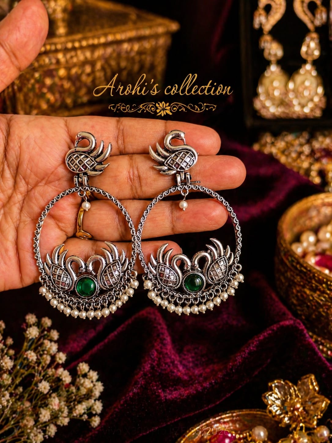 Oxidized Earrings