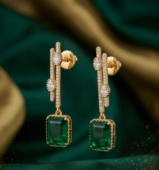 Imperial Velvet Amethyst Drop Earrings