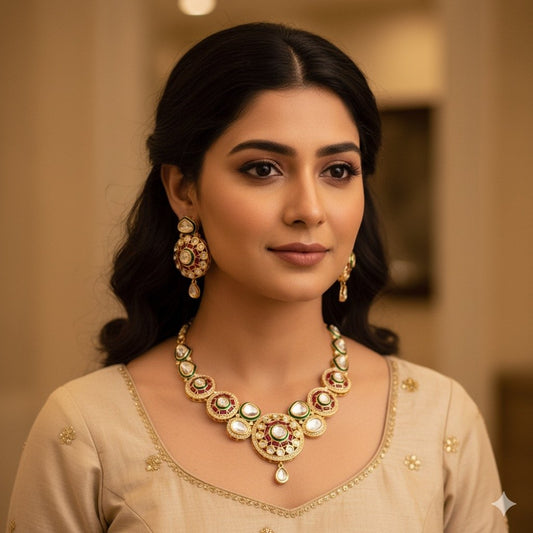 Royal Princess Moissanite Jewelry Set with Earrings