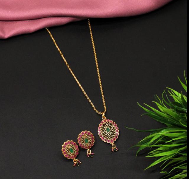 Elegant Meenakari Jewelry Set with Necklace and Earrings
