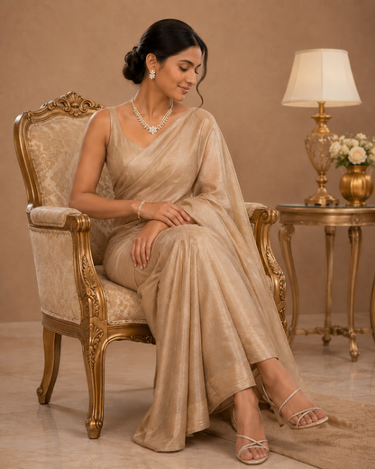 Zirconia Classic Necklace Set with 2 Tone Rhodium Plating