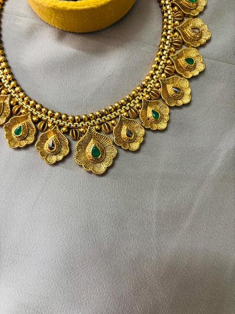 Antique Gold Plated Jewelry Set