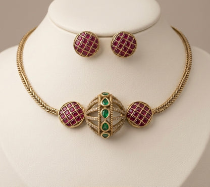 Antique design chokar set