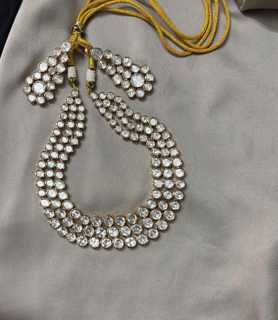 Elegant 3 Layered Mossainite  Jewelry Set