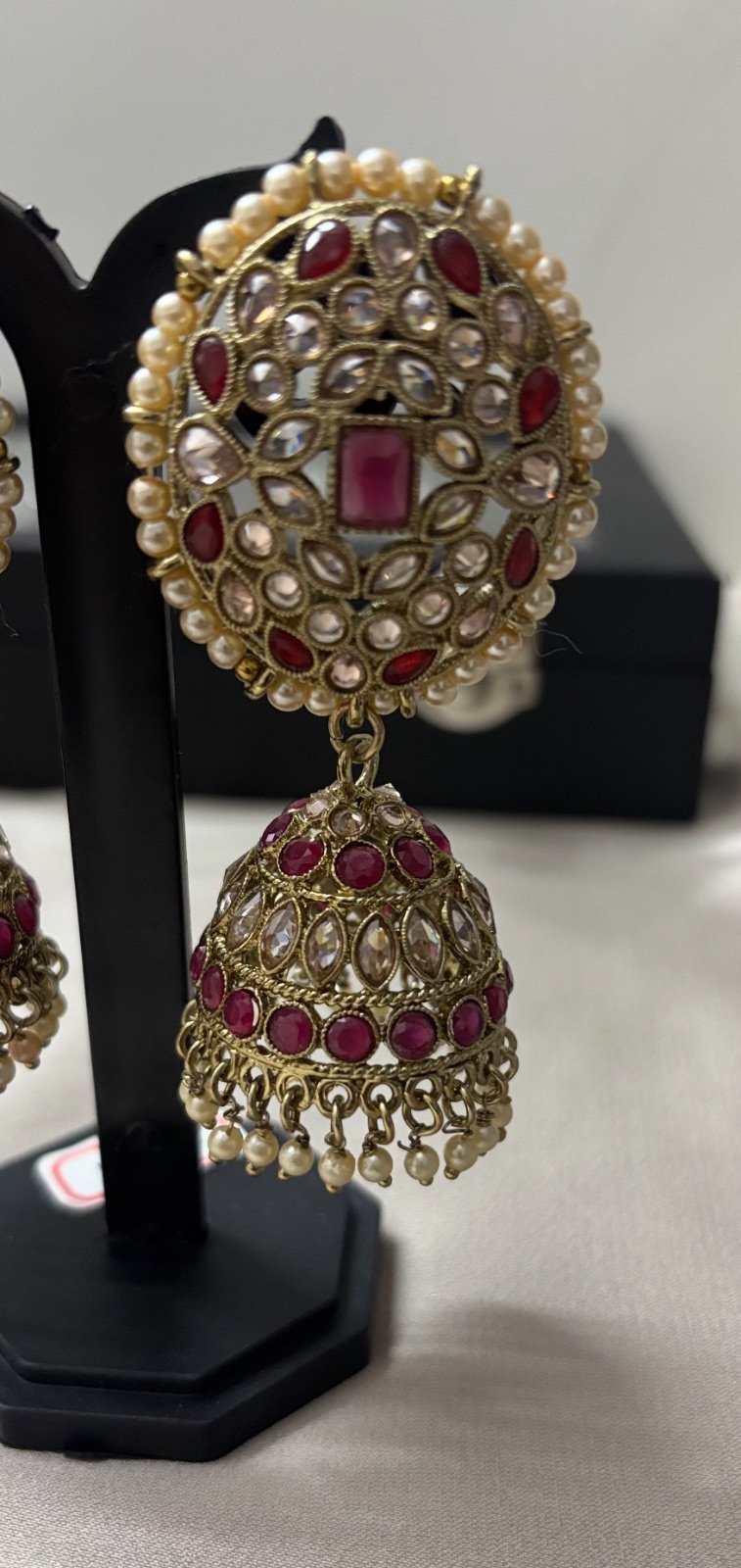 Kundan Jhumka Earrings