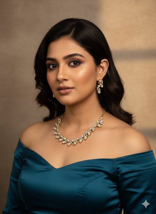 Mossainite Jewellery Set for every girl