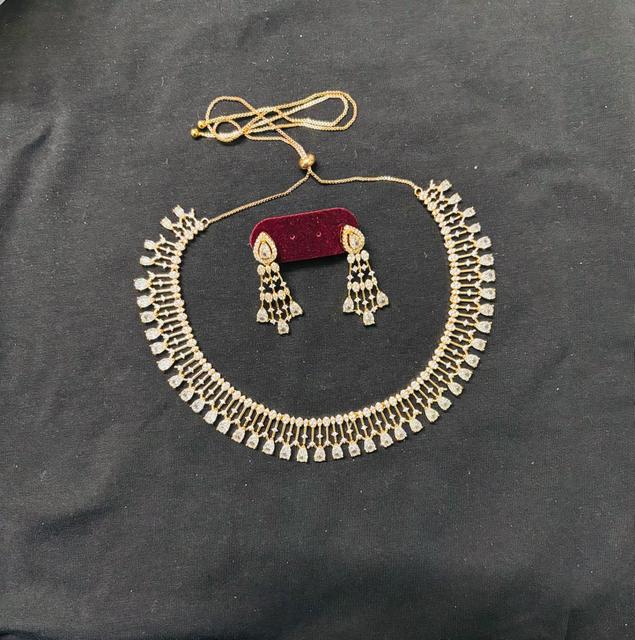 Elegant American Diamond Jewelry Set