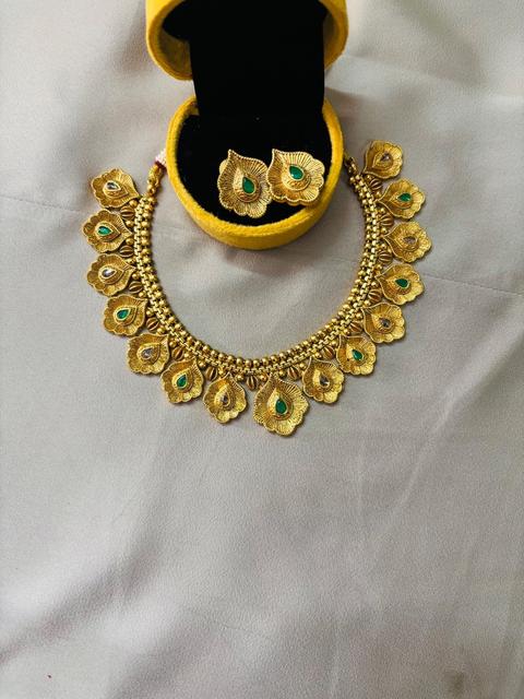 Antique Gold Plated Jewelry Set