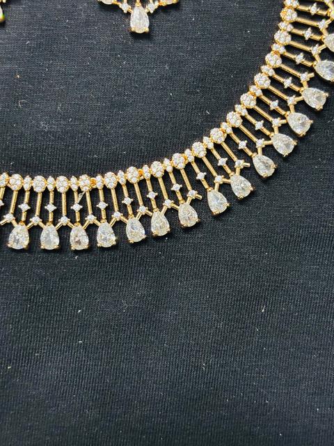 Elegant American Diamond Jewelry Set