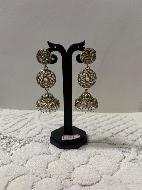 Elegant Filigree Jhumka Earrings