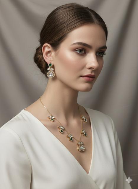 Moissanite Jewelry Set