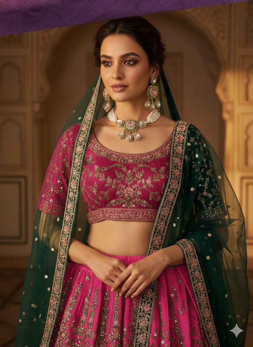 Premium Quality Kundan Jewelry Set with Earrings