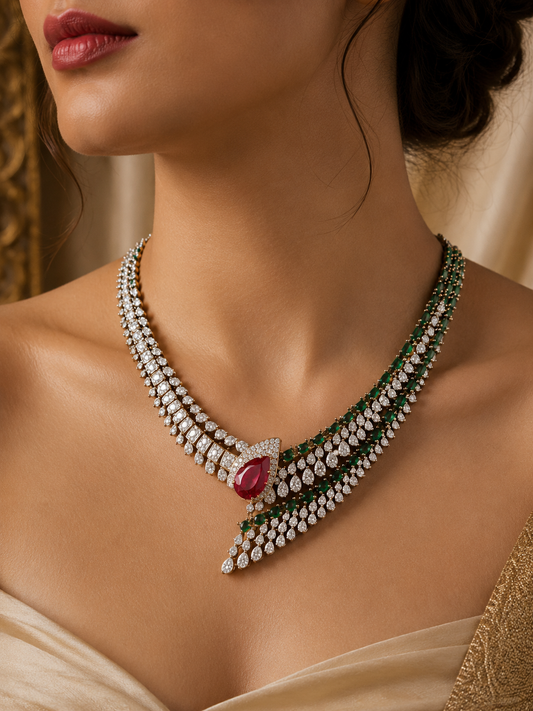 Sehra - Combination of Zircon and Doublets