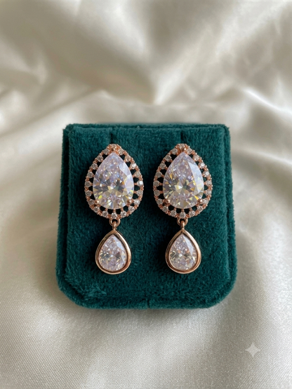 Polki Set with White Swarovski Stone