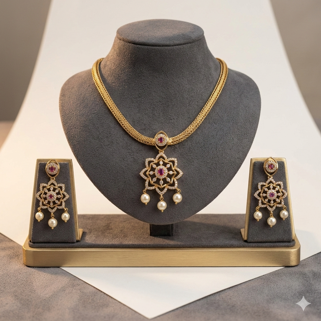 Antique Gold Plated Jewelry