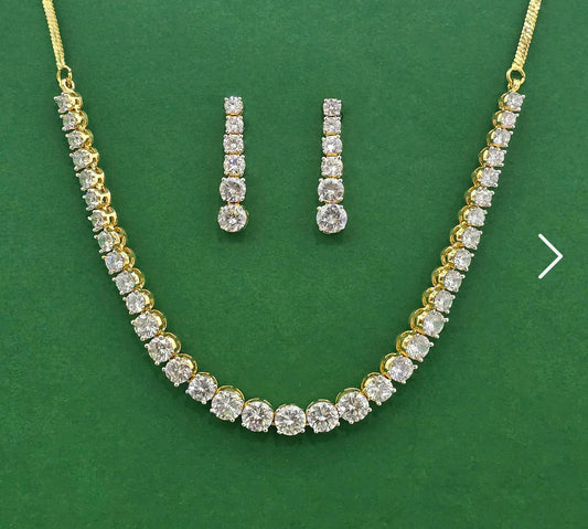 Zircon One Liner Set 2 Tone Plating