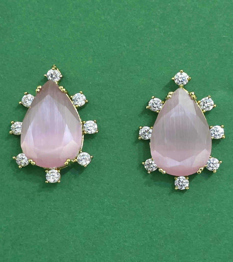 Earrings with Mehndi Plating - Studs