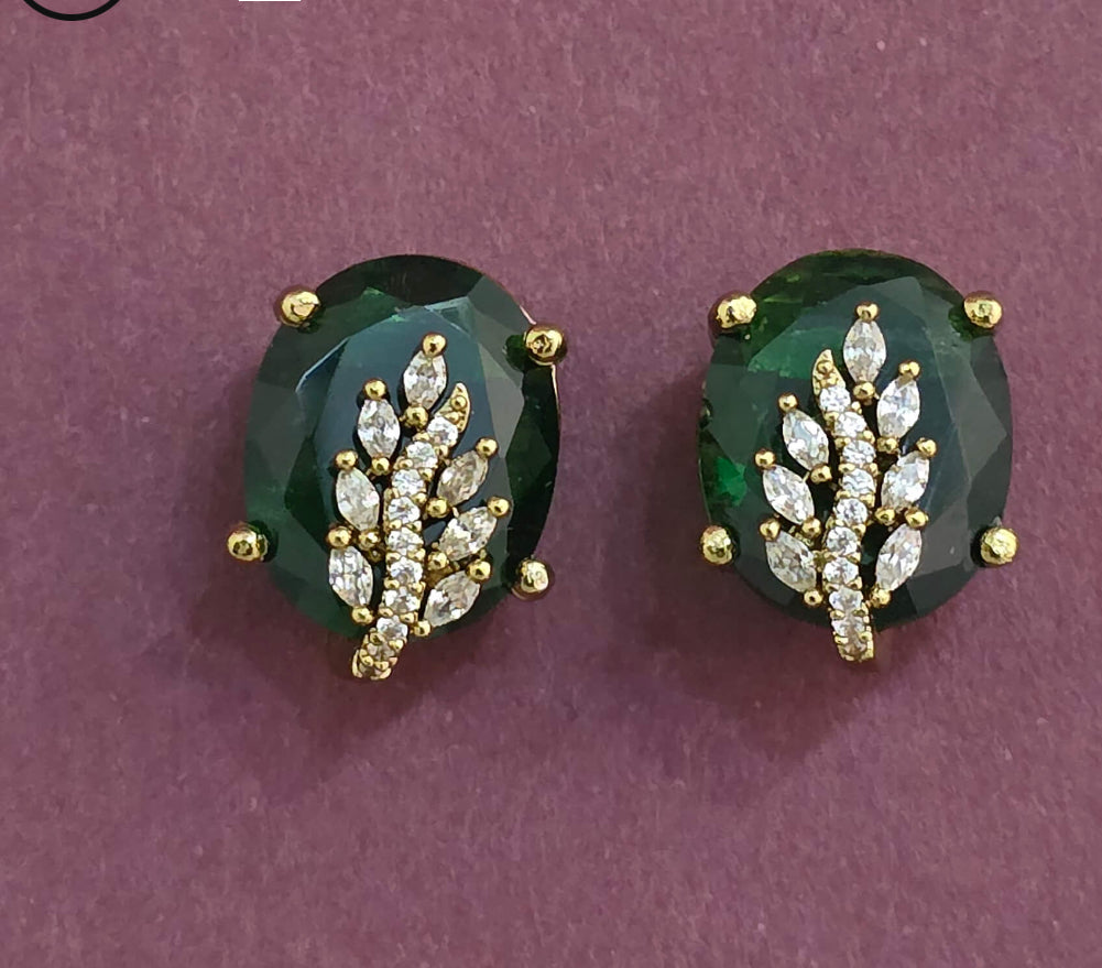 Studs - Zircon work on Green Stones