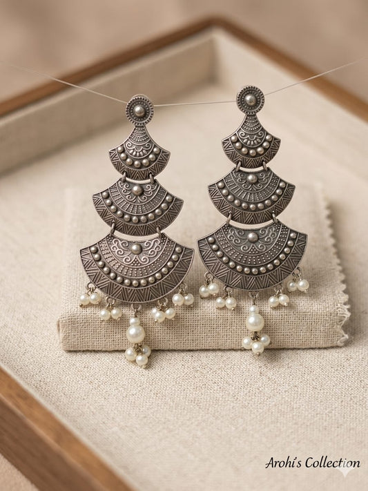 Oxidised Earrings