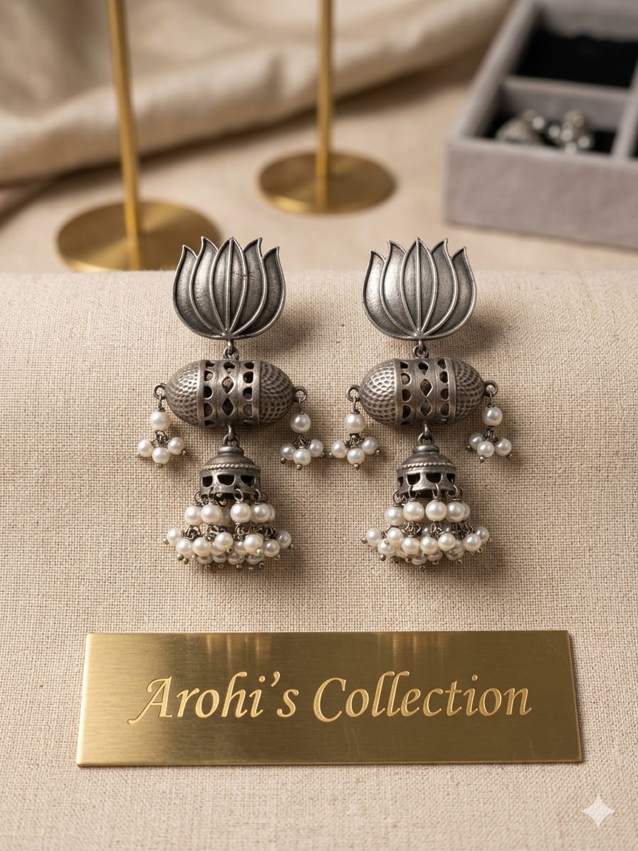 Oxidized Earrings