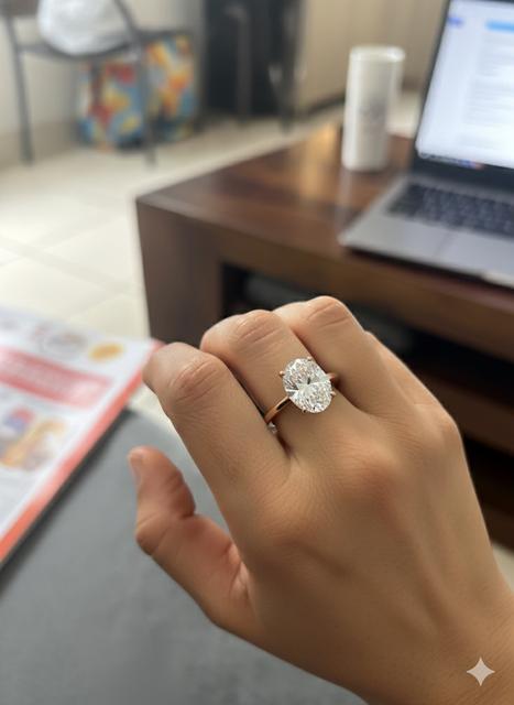 Elegant Solitaire Ring