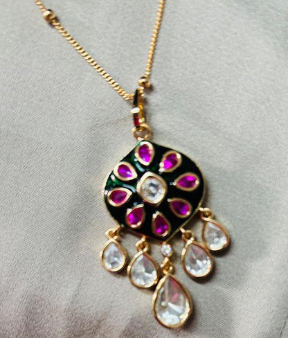 Mossainite Pendant Jewelry Set