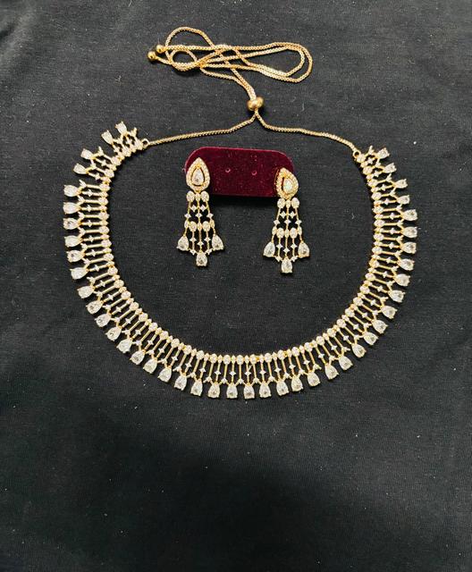 Elegant American Diamond Jewelry Set