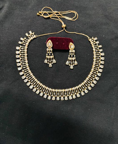 Elegant American Diamond Jewelry Set