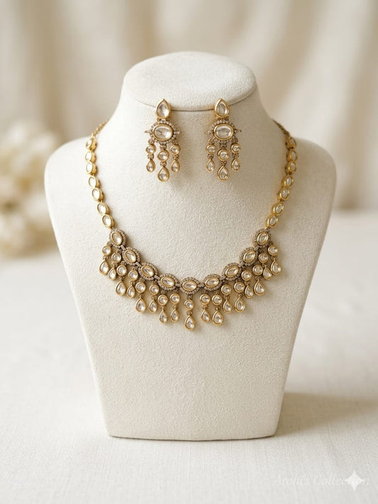 Grace - Kundan Polki elegant set
