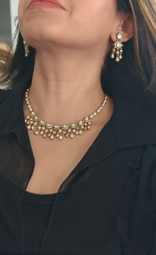 Grace - Kundan Polki elegant set