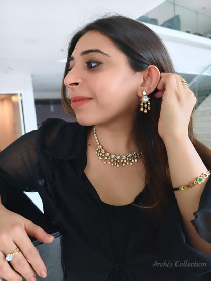 Grace - Kundan Polki elegant set