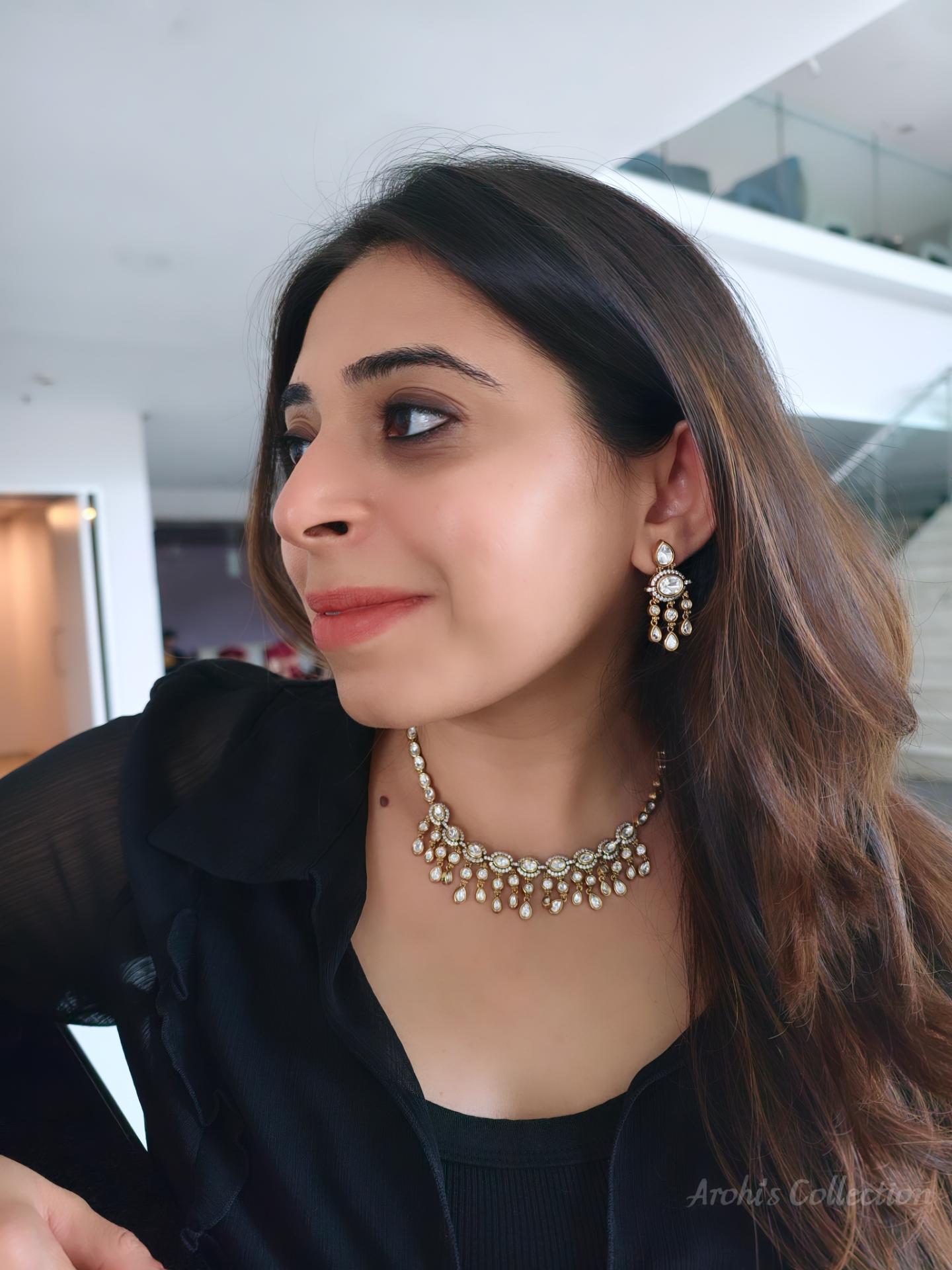 Grace - Kundan Polki elegant set