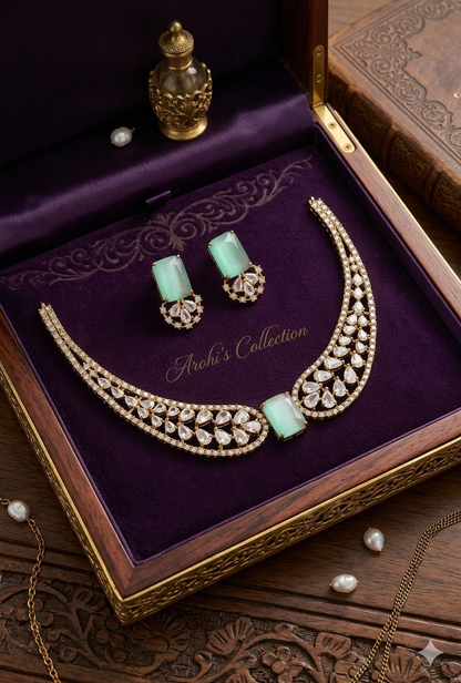 Archana - Royal Ruby Elegance Necklace Set